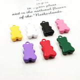 10pcs Candy Bear Charm for Jewelry Making