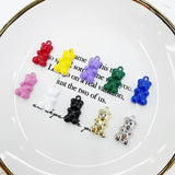 10pcs Candy Bear Charm for Jewelry Making