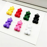 10pcs Candy Bear Charm for Jewelry Making