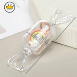 10pcs Candy Jewelry Storage Box Portable Earrings Bracelet Transparent