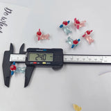 10pcs Christmas Hat Hexagon Charms for Jewelry Making Animals Dinosaur Pendants
