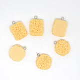 10pcs Instant Noodles Resin Earring Charms Food Keychain Necklace Pendant