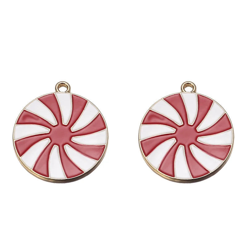 10pcs Dog Charms Enamel Dog Bone Pendants DIY Jewelry Making Accessories