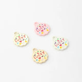 10pcs Antique Lucky Round Pendant DIY Craft Accessory