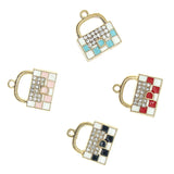 10pcs Enamel Bag Charms for Jewelry Making DIY Bracelet Earrings Necklace