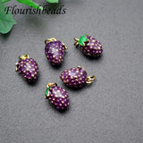 10pcs Fruits 3D Simulation Charms Pendant DIY Jewelry Charm Accessories