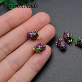10pcs Fruits 3D Simulation Charms Pendant DIY Jewelry Charm Accessories