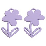 10pcs Flower Alloy Pendant DIY Earrings Accessories Material