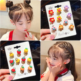 10pcs Holeless Clips Earrings for Girls Children Student