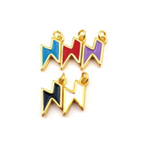 10pcs Heart Lock Pendant Drip Oil Hollow DIY Necklace Bracelet Jewelry Women