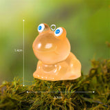 10pcs Noctilucent Animals Frog Charms for Jewelry Making