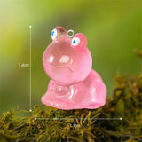 10pcs Noctilucent Animals Frog Charms for Jewelry Making