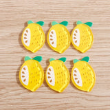 10pcs Lemon Cabochons Resin Flatback for DIY Hairpin Brooch Craft