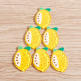 10pcs Lemon Cabochons Resin Flatback for DIY Hairpin Brooch Craft