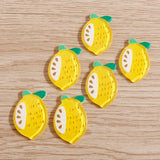 10pcs Lemon Cabochons Resin Flatback for DIY Hairpin Brooch Craft