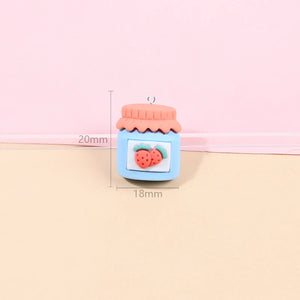10pcs Resin Pendant Charms For Jewelry Making DIY Craft Earring Accessories