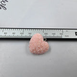 10pcs Rose Flowers Love Heart Charms for Jewelry Making Findings Resin Pendant
