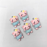 10pcs Pig Egg Charms Resin Pendant DIY Jewelry Making C1211