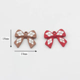 10pcs Bow Pendant Metal DIY Earring Bracelet Necklace Fittings