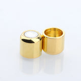 10pcs DIY Accessories Leather Rope Magnet Buckle Copper Jewelry Findings