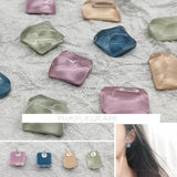 10pcs Resin Translucent Earrings Accessories