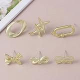 10pcs DIY Earrings Base Star Hollow Butterfly Earrings Connectos