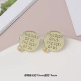 10pcs DIY Earrings Base Star Hollow Butterfly Earrings Connectos