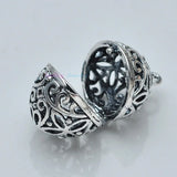 10pcs Antique Silver Plated Egg Cage Diffuser