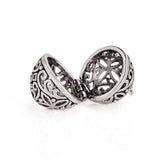 10pcs Antique Silver Plated Egg Cage Diffuser