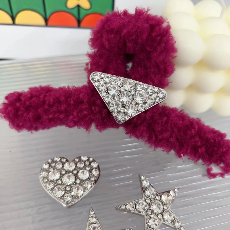 10pcs Heart Shape Letter Hair Clip DIY Jewelry Accessory