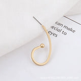 10pcs Matt Golden Earrings Settings for Jewelry Making