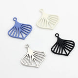 10pcs DIY Silver Leaf Pendant Charms for Jewelry Making Findings