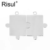 10pcs DIY Jewelry Mirror Polishing Heart Pendant Stainless Steel Necklace