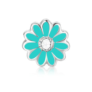 10pcs Daizy Flower Floating Charms for Glass Locket