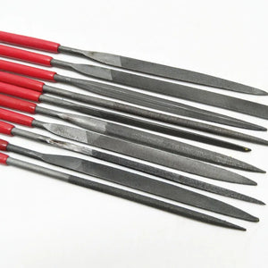 10pcs Diamond File Set Mini Jewelry Polishing Files For Stone Glass Metal