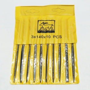 10pcs Diamond File Set Mini Jewelry Polishing Files For Stone Glass Metal