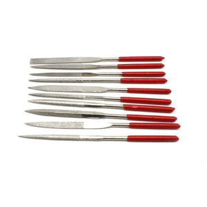 10pcs Diamond Needle File Set for Ceramics Glass Metal Wood Carving