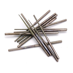 10pcs Diamond Steel Burs Hand Piece Carving Tools For Jewelry Making