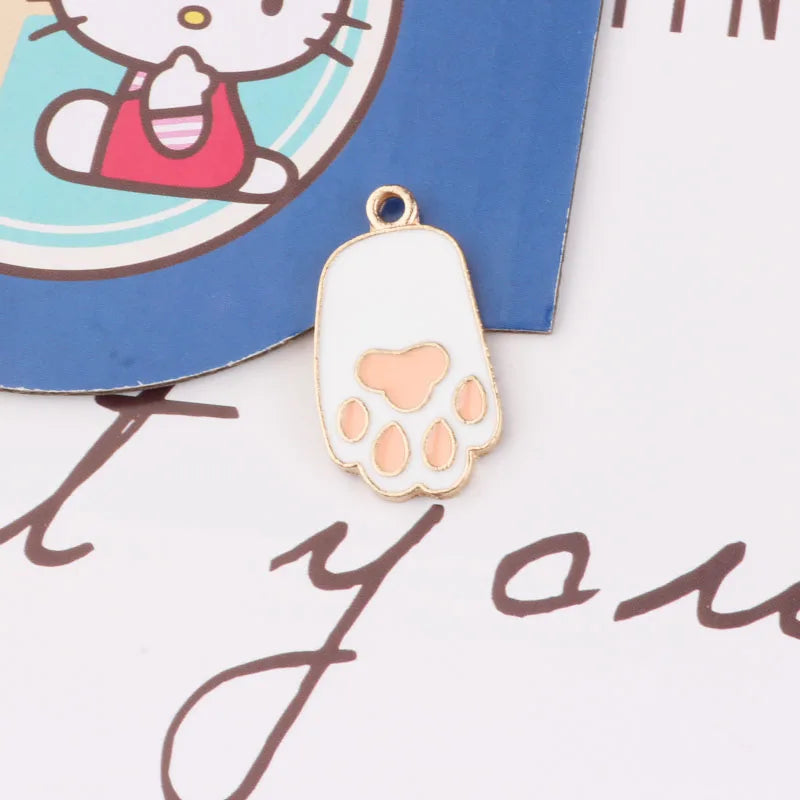 10pcs Rabbit Earring Material Bracelet Pendant Charms