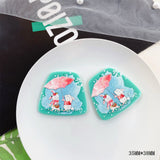 10pcs Animal Pendant Charms Acrylic Base for Necklace Earrings DIY Crafts