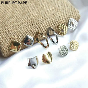 10pcs DIY Ear Pin Jewelry Accessories Pendant Material