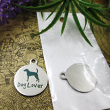 10pcs Dog Lover Stainless Steel Charms Pendant for Jewelry Making DIY