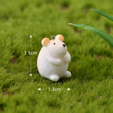 10pcs Dollhouse Animal Resin Charms for DIY Jewelry Making