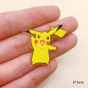 10pcs Double-Sided Acrylic Anime Charms For DIY Jewelry Making