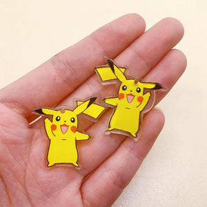10pcs Double-Sided Acrylic Anime Charms For DIY Jewelry Making