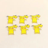 10pcs Double-Sided Acrylic Anime Charms For DIY Jewelry Making