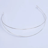 10pcs Double Wire Iron Choker Necklace Bib Neck Collar DIY Jewelry