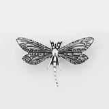 10pcs Dragonfly Charms Slider Spacers 10x6.5mm for Leather Cord Bracelet