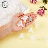 10pcs Calla Lily Acrylic Flower for Jewelry Making 35x41x35mm