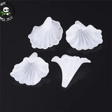 10pcs Calla Lily Acrylic Flower for Jewelry Making 35x41x35mm